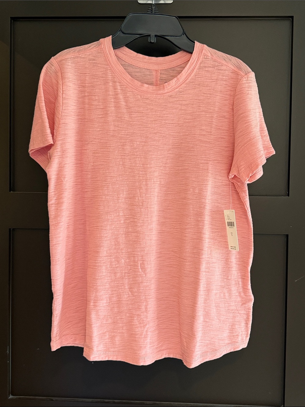 Pilcro Pink Short Sleeve Slub Tee
